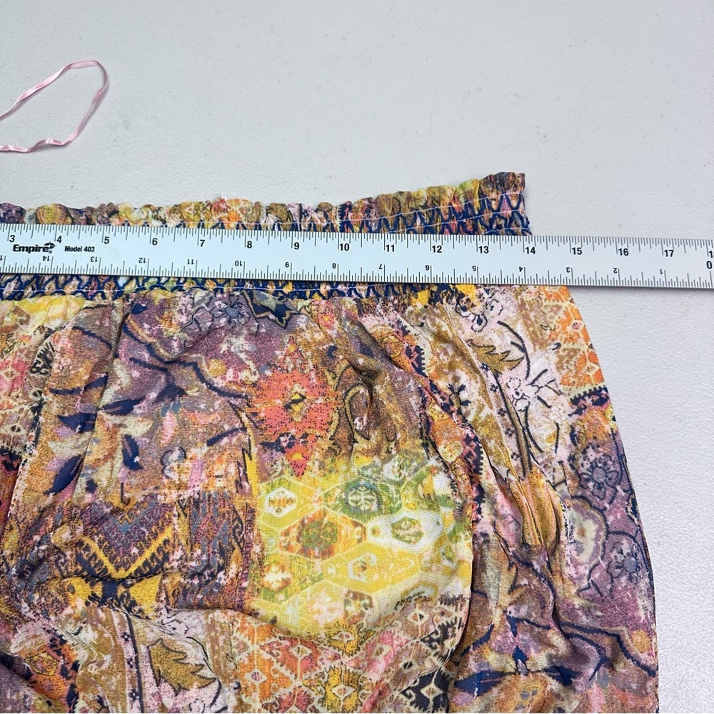 Bohemian Multicolor‎ Crop Top - Picture 4 of 6